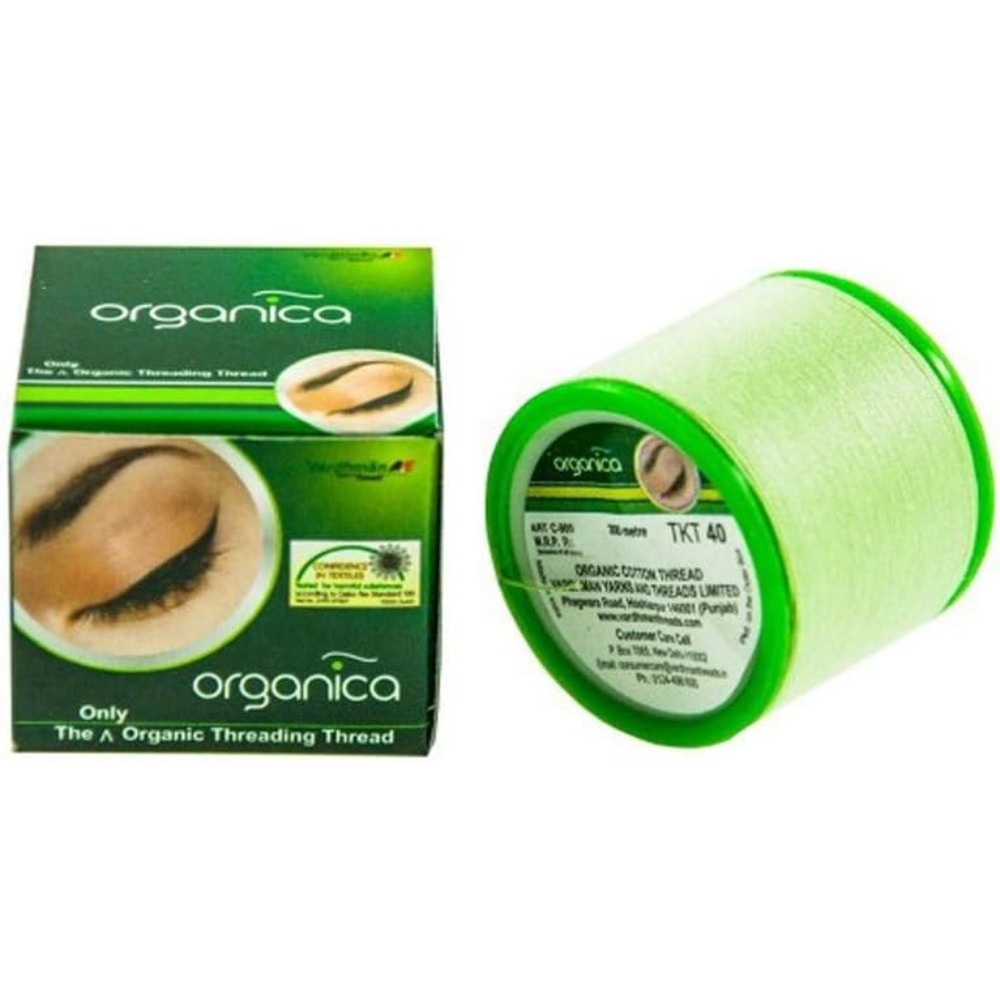 Embroidery Yarn - 100% 면 자수실, 연두색 300인치 순면사,