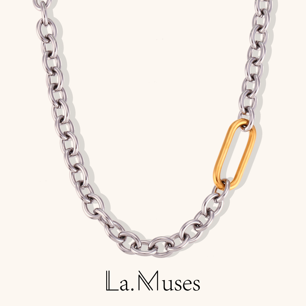 Embroidery Chain Stitch - La.Muses 펑크 8mm 두꺼운 스티칭 O-체인