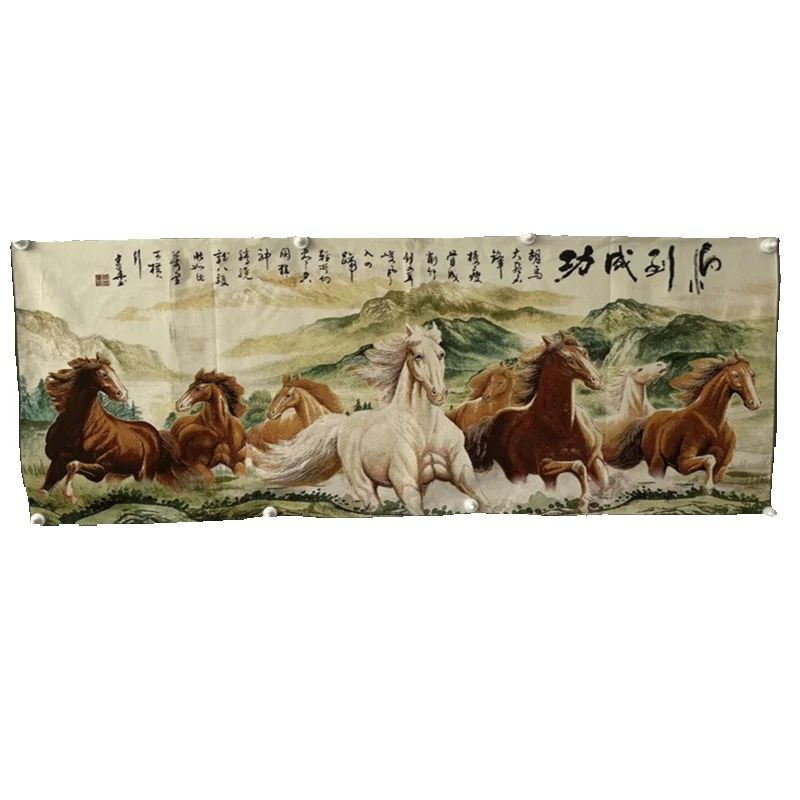 Embroidery Artwork - 중국 전통 컬러 브로케이드 '즉각적인 성공을