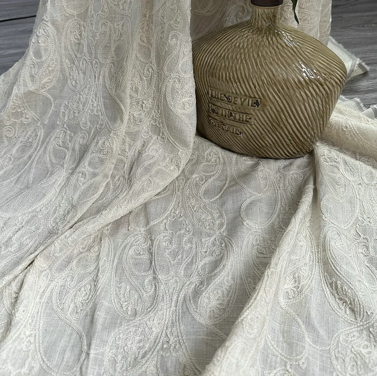 순면 원단에 면사 자수, 체인 스티치 자수 원단, 의류 - Embroidery Chain Stitch 리뷰 및 가격