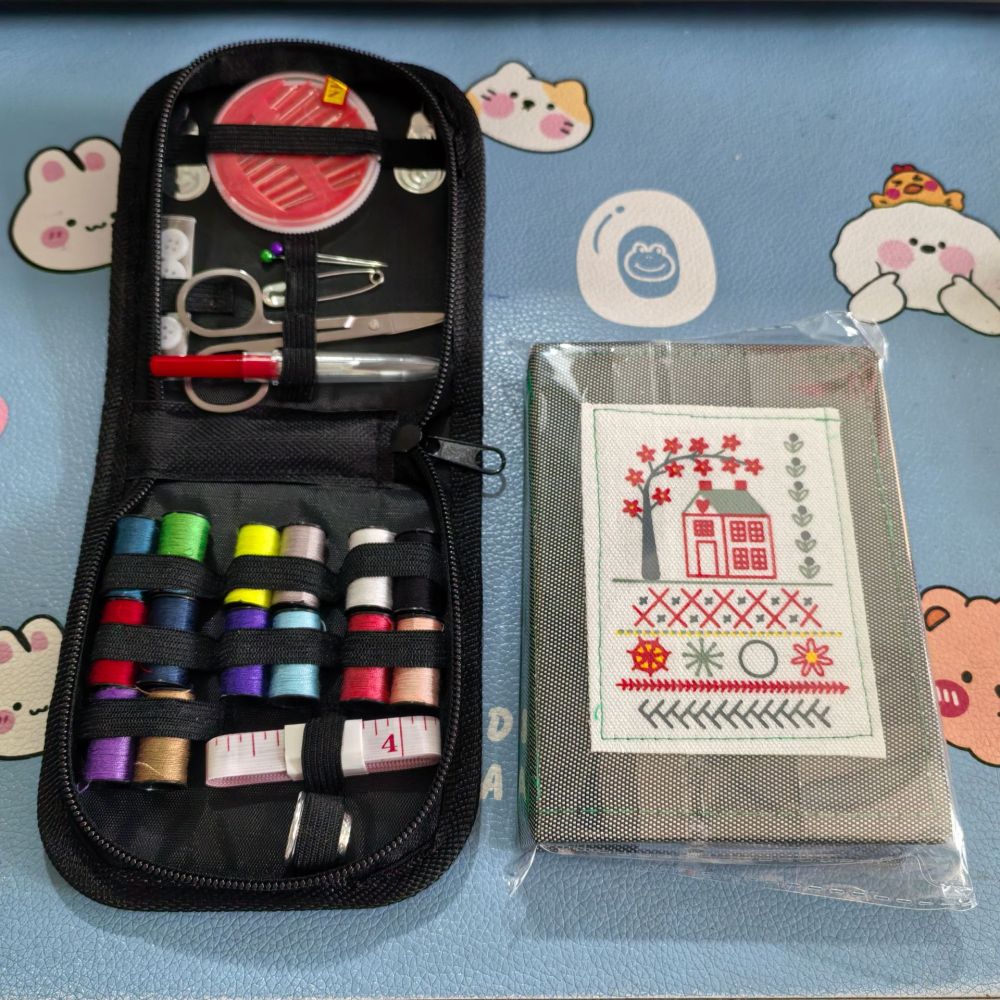 DIY 자수 초보자 키트 (패턴북, 바느질 도구, 보관 - Needle Book Organizer 리뷰 및 가격