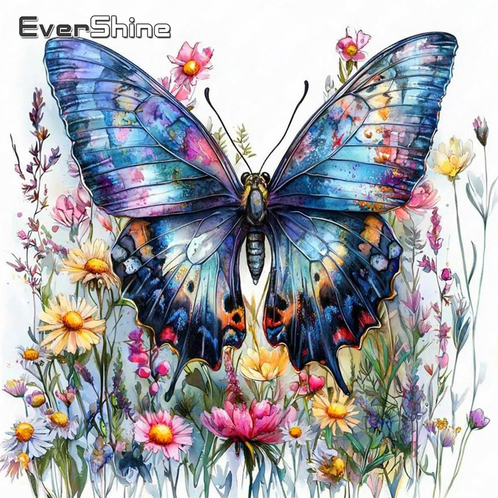 Evershine 자수 용품 나비 동물 바느질 예술 크 - Embroidery Design Patterns Flowers 리뷰 및 가격