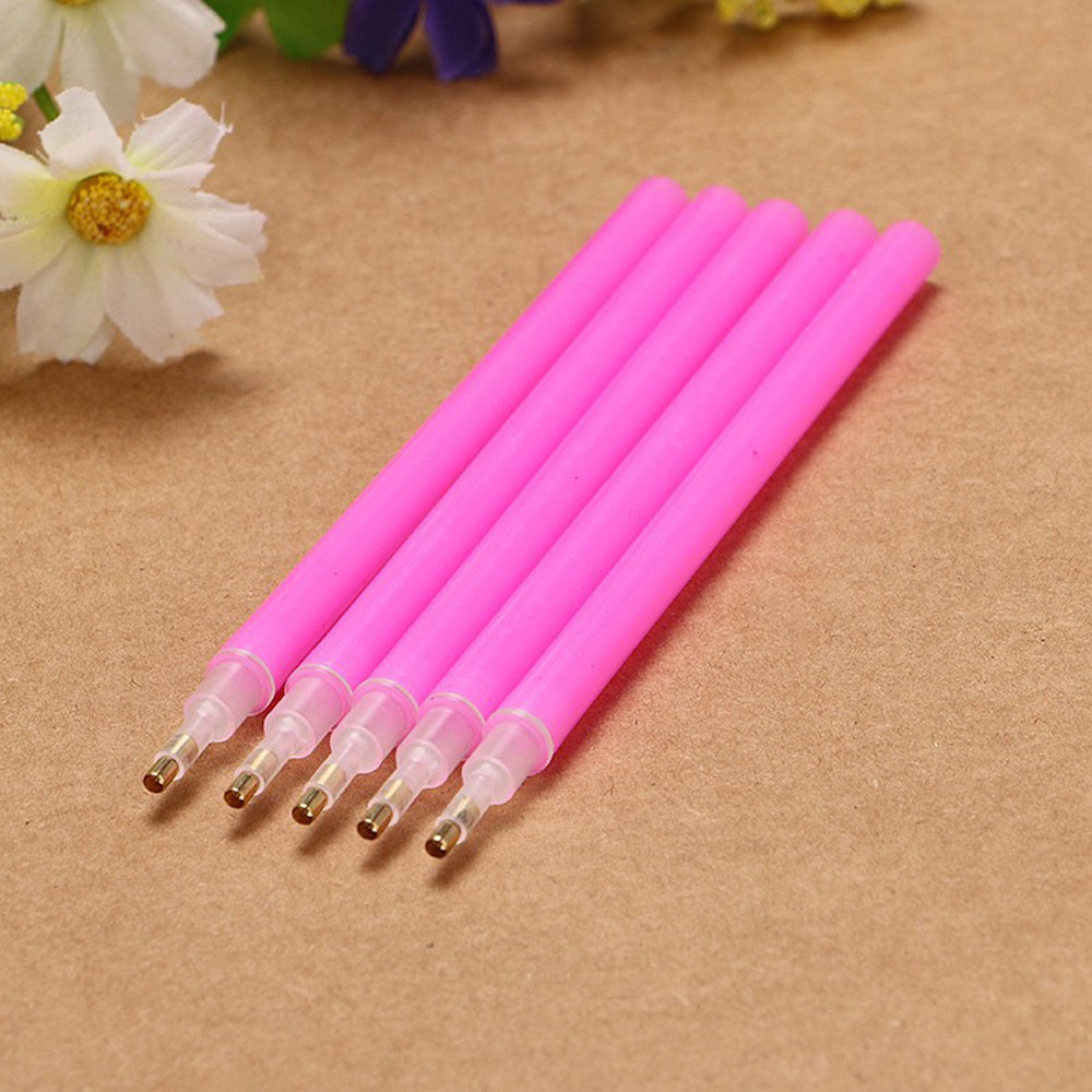 도매 50/100PCS 플라스틱 다이아몬드 페인팅 펜  - Embroidery Needle Pen 리뷰 및 가격