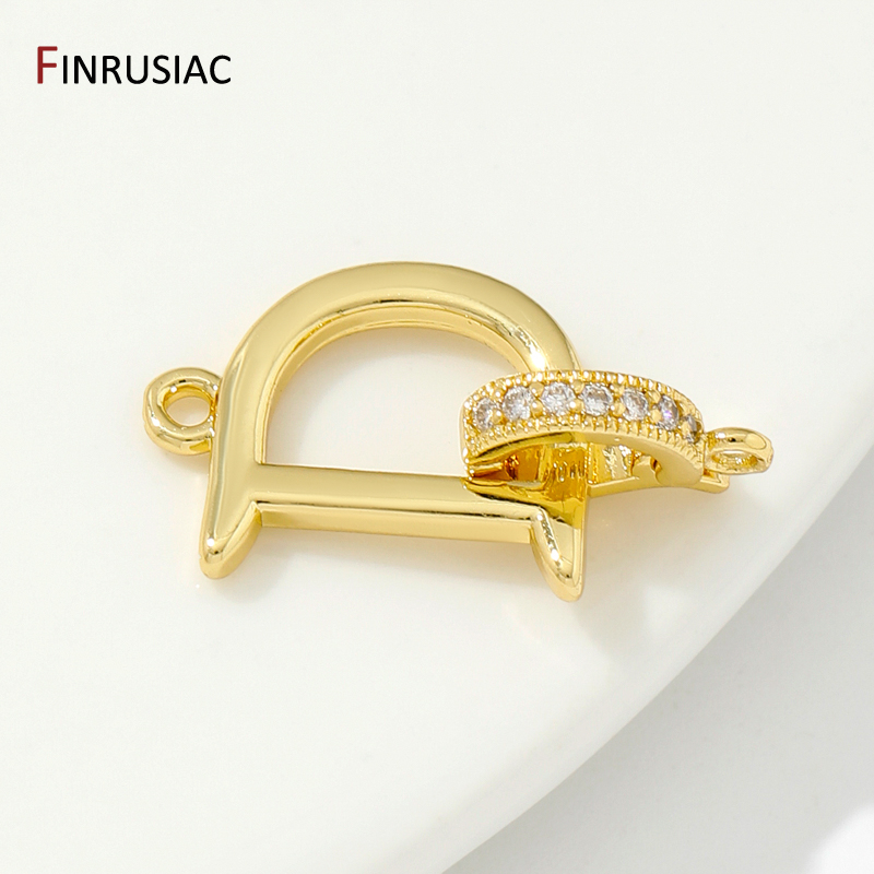 18K 금 도금 황동 패스너, 팔찌 잠금 장치, 쥬얼리 - Embroidery Artwork 리뷰 및 가격