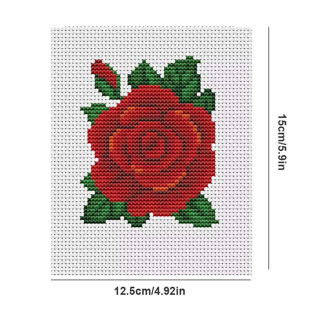 Huacan 미니 크로스 스티치 장미 꽃 해바라기 백합 - Embroidery Rose Stitch 리뷰 및 가격