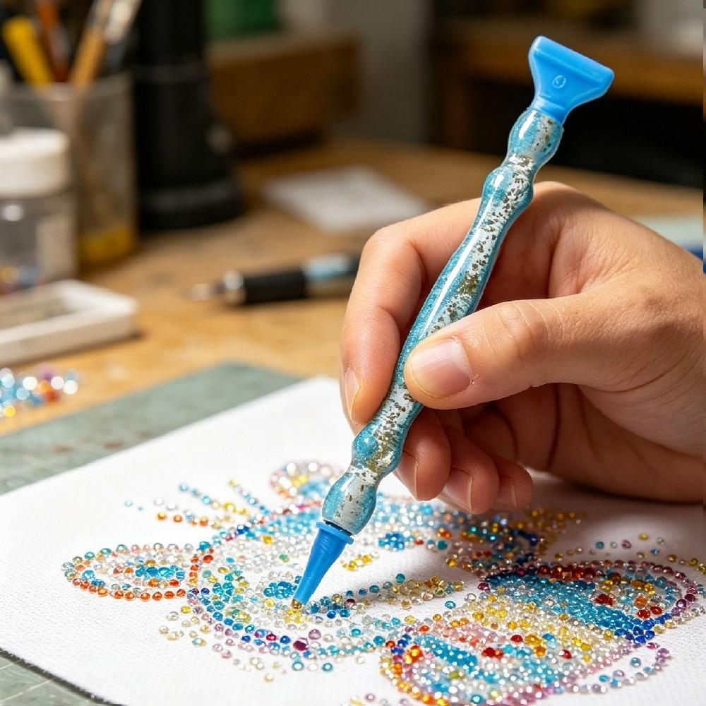 고품질 소설가용 미세 글리터 DIY 다이아몬드 페인팅  - Embroidery Needle Pen 리뷰 및 가격