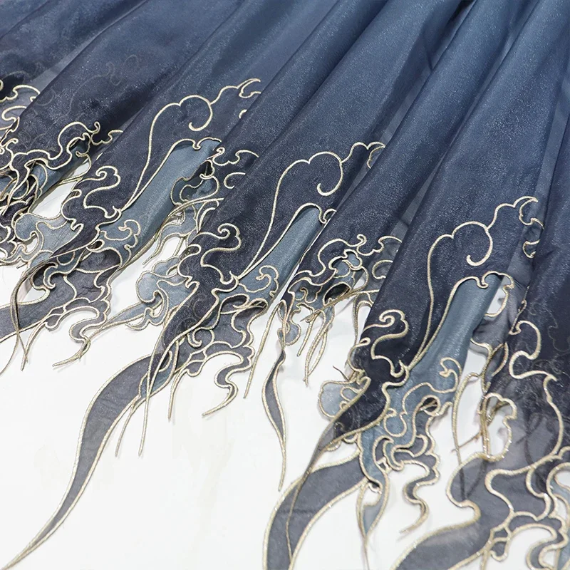 중국 스타일 자수 연잎 그라데이션 원단 DIY 한푸 드 - Embroidery Designer 리뷰 및 가격