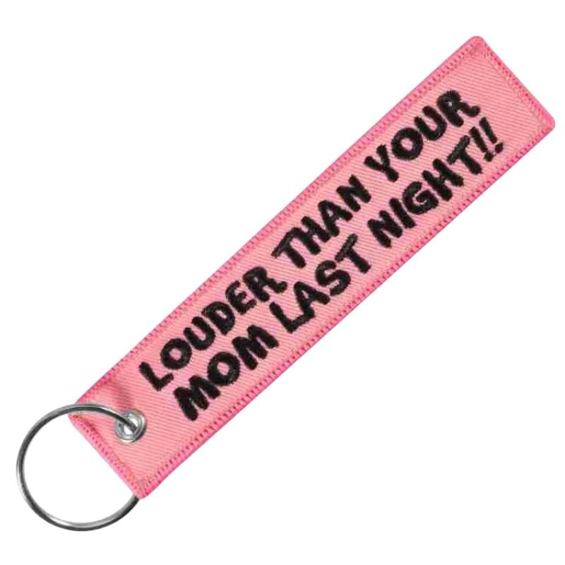 LOUDER THAN YOUR MOM 문구가 있는 자동 - Embroidery Quote 리뷰 및 가격