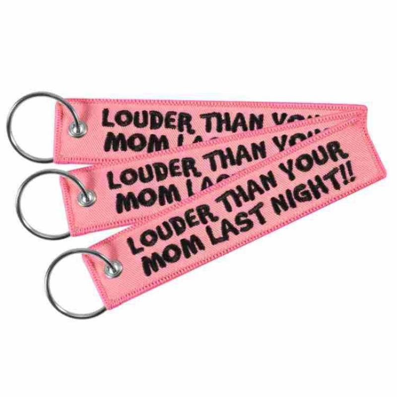 LOUDER THAN YOUR MOM 문구가 있는 자동 - Embroidery Quote 리뷰 및 가격