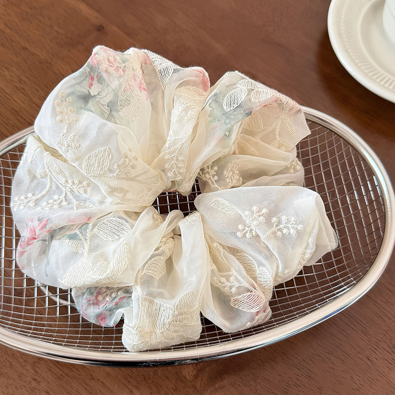 여성용 부드러운 여름 자수 오간자 메쉬 대형 오버사이즈 - Embroidery Organza 리뷰 및 가격