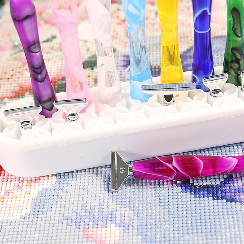 다목적 데스크탑 주최자 실리콘 화장품 보관 상자 5D  - Embroidery Needle Pen 리뷰 및 가격