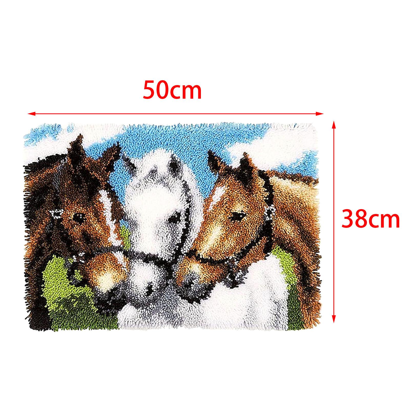 래치 훅 러그 키트 장식 DIY 공예 크로셰 테이프스트 - Embroidery Artwork 리뷰 및 가격