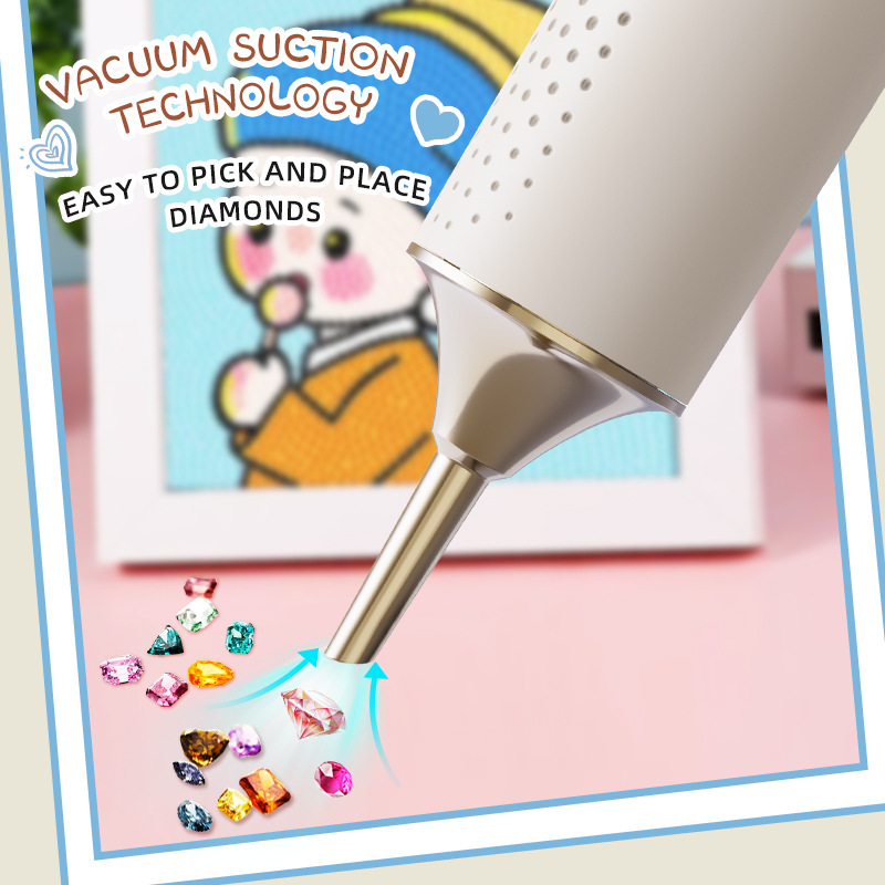 무선 전동 다이아몬드 아트 펜, 2가지 흡입 모드, 왁 - Embroidery Needle Pen 리뷰 및 가격