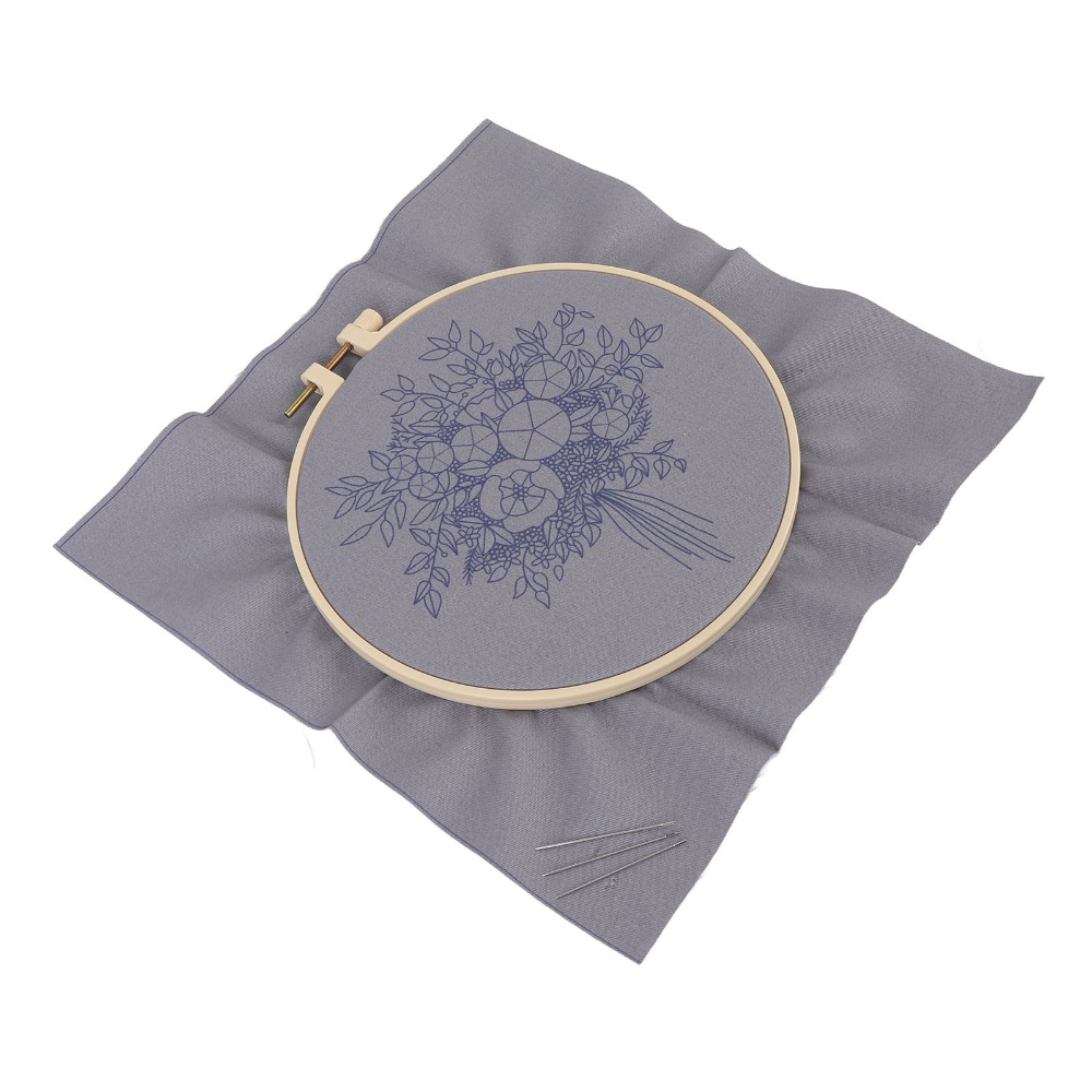 프린트 패턴 자수 스타터 키트 3D 꽃 디자인 컬러 실 - Embroidery Design Patterns Flowers 리뷰 및 가격