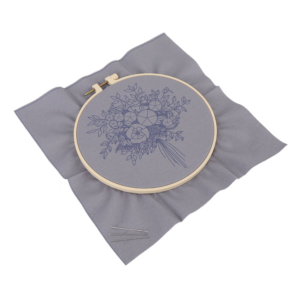 프린트 패턴 자수 스타터 키트 3D 꽃 디자인 컬러 실 - Embroidery Design Patterns Flowers 리뷰 및 가격