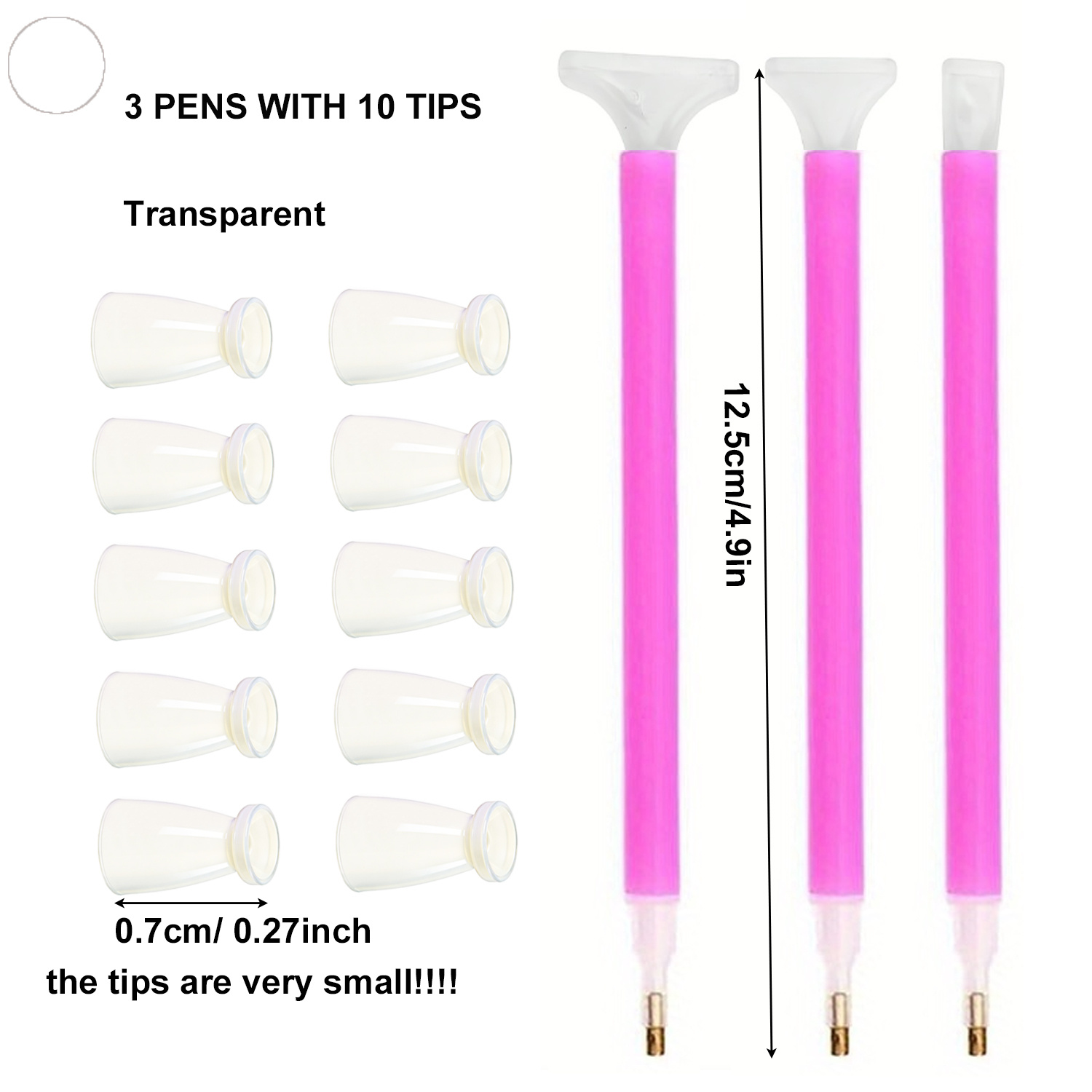 10개 실리콘 팁 & 3개 펜 다이아몬드 페인팅 펜 세 - Embroidery Needle Pen 리뷰 및 가격