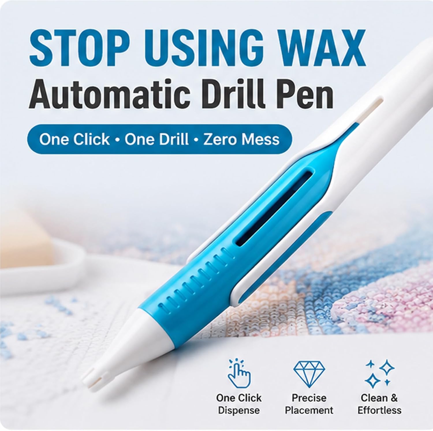 2.8mm 원형 드릴용 자동 다이아몬드 페인팅 비즈 디 - Embroidery Needle Pen 리뷰 및 가격
