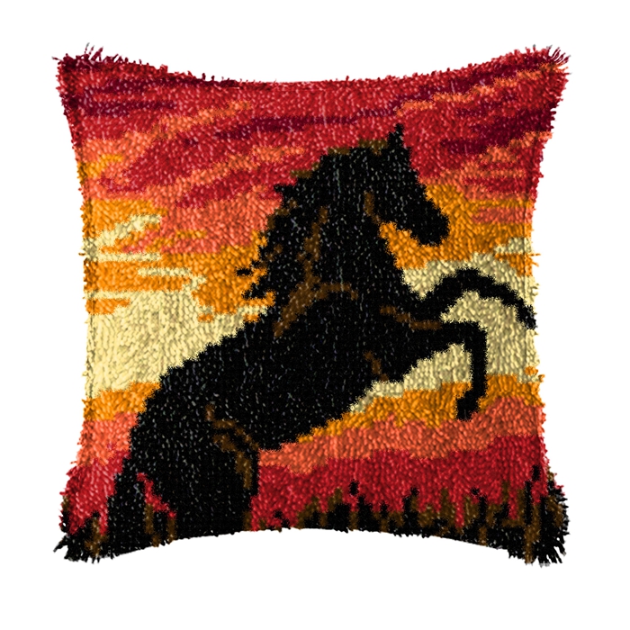 코끼리 말 동물 래치 후크 키트, 스미르나 베갯잇 매듭 - Embroidery Horse 리뷰 및 가격