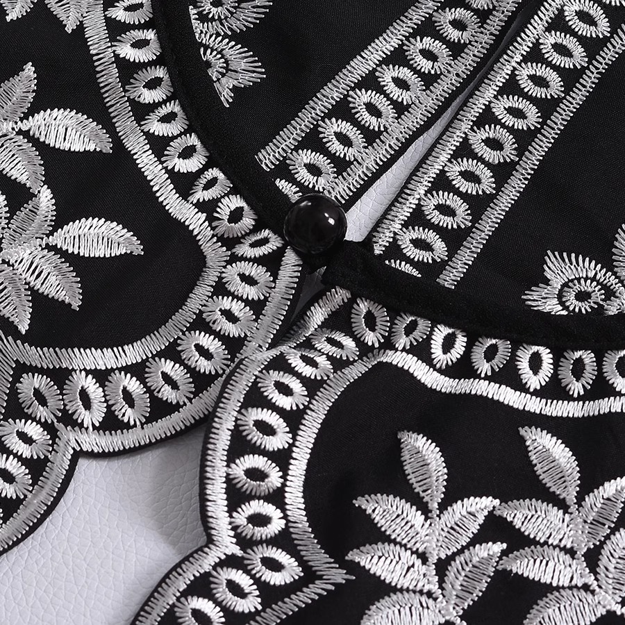 새로운 유럽 스타일 스탠드 셔츠 칼라 패치, 의류 봉제 - Embroidery On Black Shirt 리뷰 및 가격