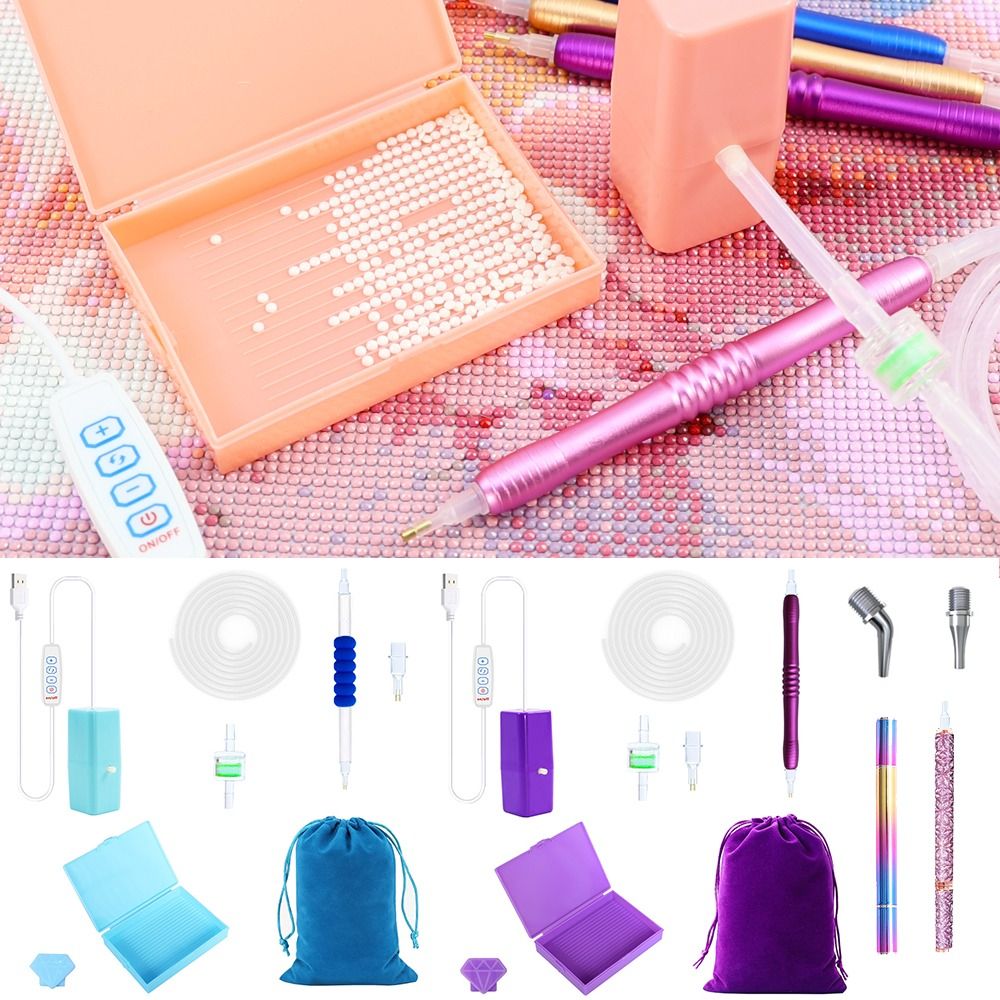전기 진공 다이아몬드 페인팅 펜 키트 5D 다이아몬드  - Embroidery Needle Pen 리뷰 및 가격