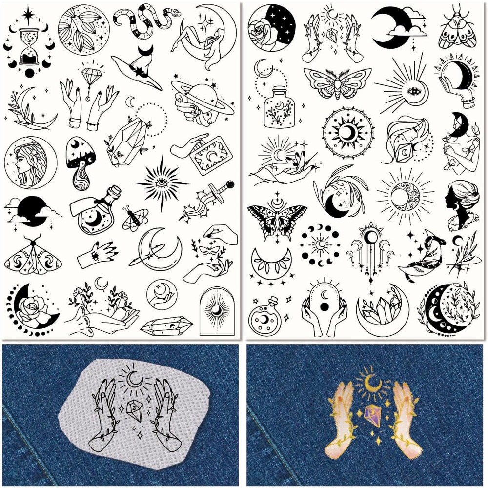 51Pcs Boho Moon Sun 수용성 자수 안정제 - Embroidery Yarn 리뷰 및 가격