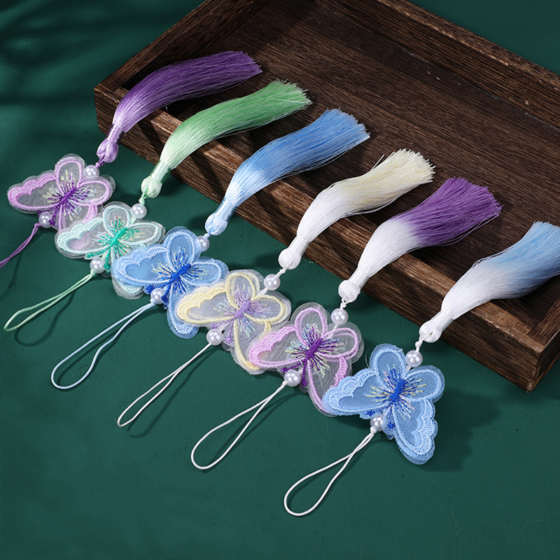 진주 자수 나비 태슬, 독창적인 중국 스타일 한푸 말  - Embroidery Horse 리뷰 및 가격