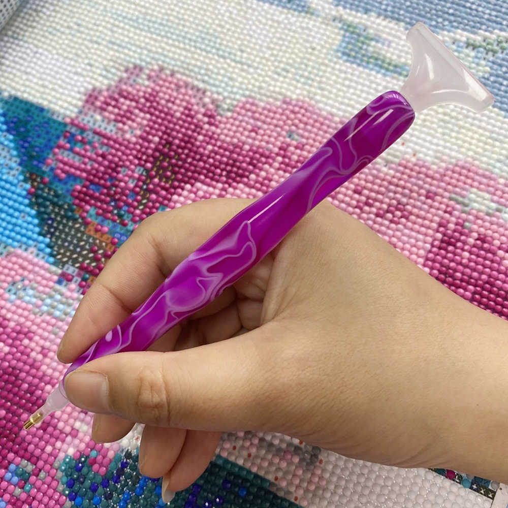 컬러 레진 다이아몬드 페인팅 펜 (5개 교체 팁 포함) - Embroidery Needle Pen 리뷰 및 가격
